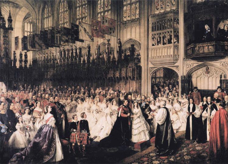 William Powell  Frith The Marriage of The Prince of Wales (mk25)